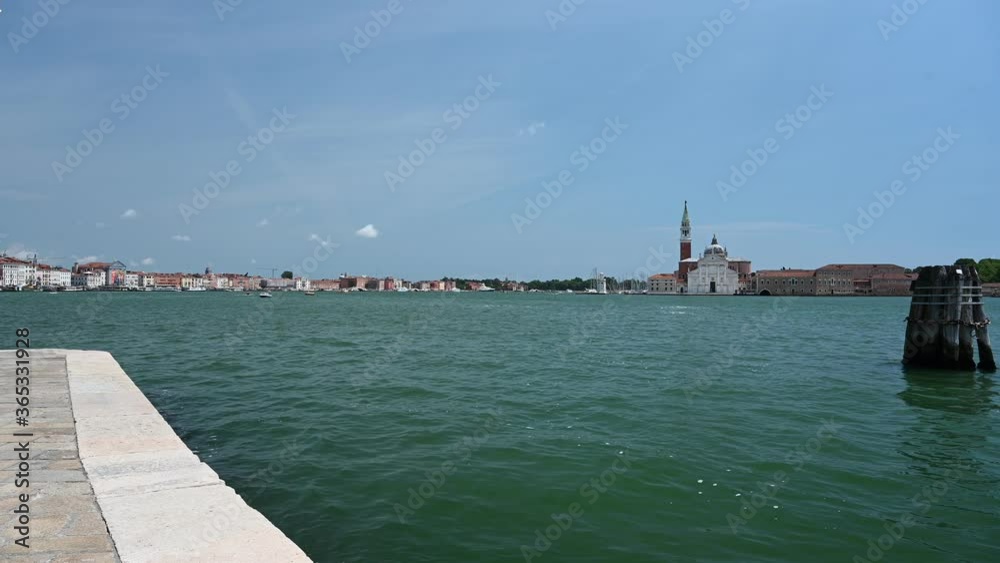 Venice, Italy - Historic buildings between the canals of the lagoon city Venice, Italy - Historic buildings between the canals of the lagoon city