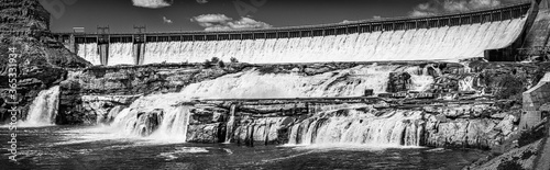 The Great Falls Named by Louis and Clark during their expedition and the Ryan Dam, Great Falls Montana photo