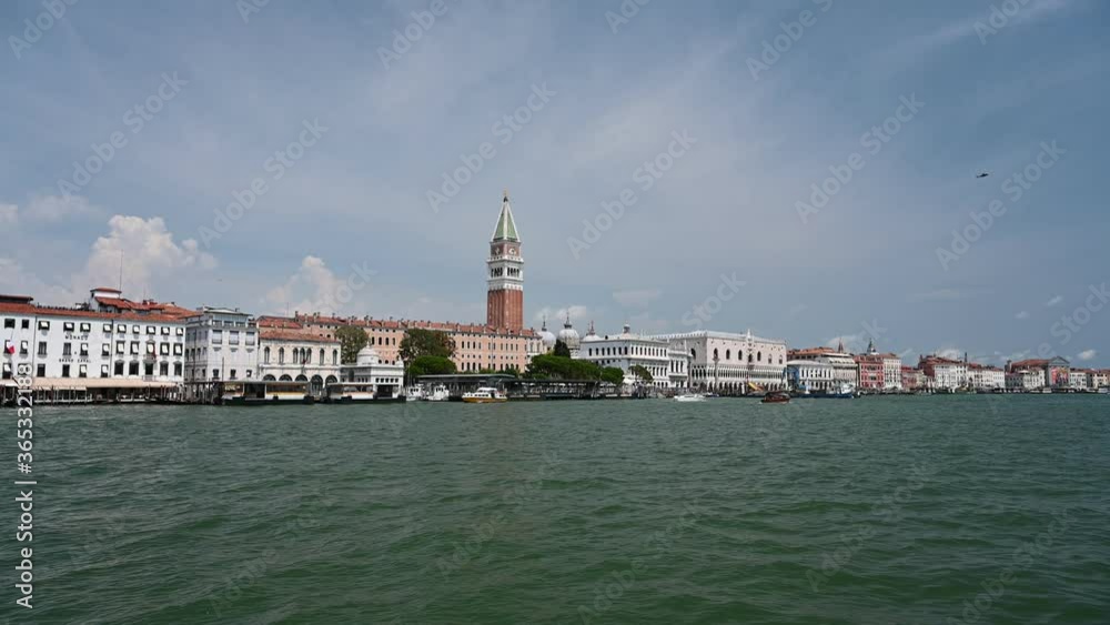 Venice, Italy - Historic buildings between the canals of the lagoon city Venice, Italy - Historic buildings between the canals of the lagoon city