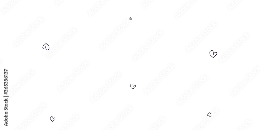 Light Pink vector texture with lovely hearts. Light Pink vector texture with lovely hearts.