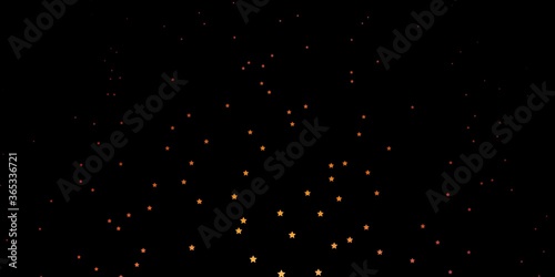Dark Multicolor vector background with small and big stars. Blur decorative design in simple style with stars. Pattern for new year ad, booklets.