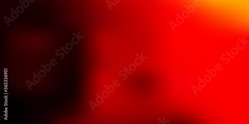 Dark pink, yellow vector blurred template.