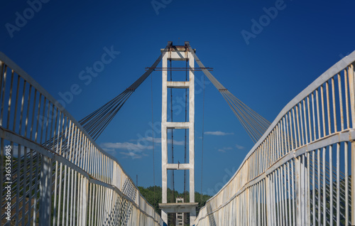 The longest cable-stayed bridge in the Balkans