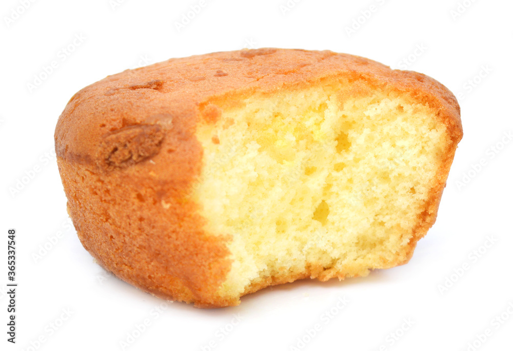 tasty muffin cake, isolated on white tasty muffin cake, isolated on white