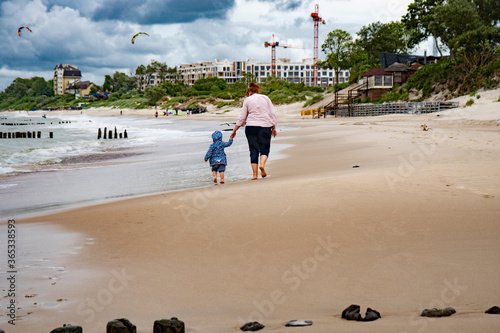 sandy beach on the beach