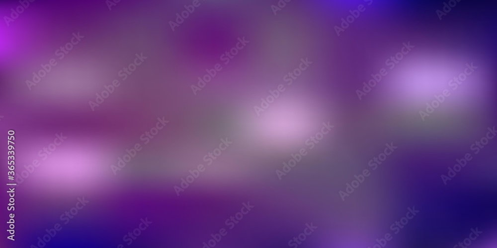 Fototapeta premium Light purple vector gradient blur backdrop.