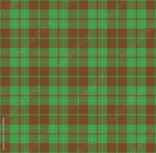 Green and brown plaid pattern. Textile design for pillows, shirts, dresses, tablecloth etc.