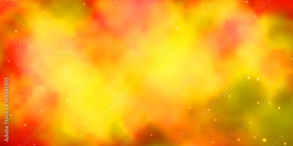 Light Orange vector template with neon stars. Blur decorative design in simple style with stars. Pattern for new year ad, booklets. Light Orange vector template with neon stars. Blur decorative design in simple style with stars. Pattern for new year ad, booklets.