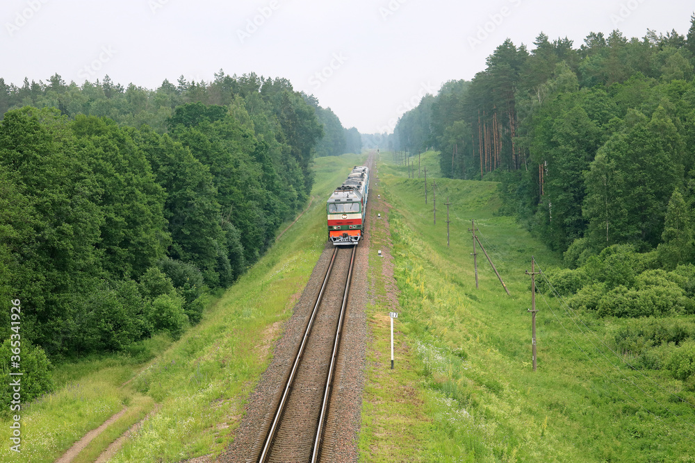 Fototapeta premium travelling by train