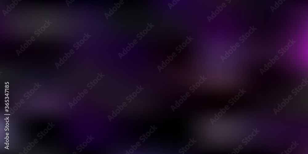 Fototapeta premium Dark pink, blue vector blurred texture.