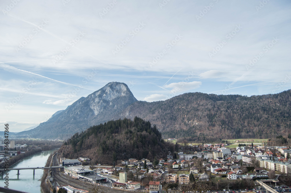 View of the city of  Kufstein.