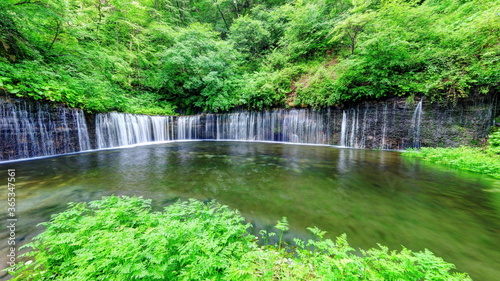 軽井沢　白糸の滝