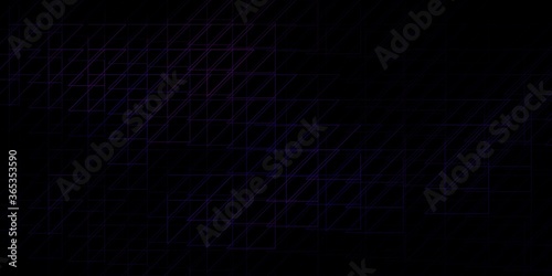 Dark Pink vector pattern with lines. Modern abstract illustration with colorful lines. Best design for your posters, banners.