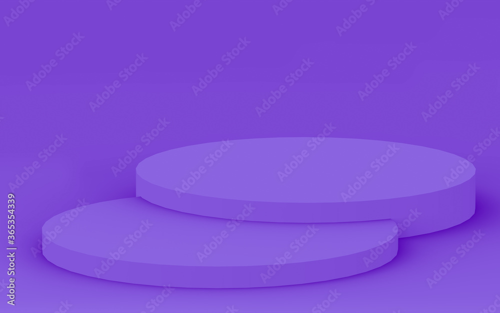 3d purple violet cylinder podium minimal studio background. Abstract 3d geometric shape object illustration render. Display for cosmetic perfume fashion product. 3d purple violet cylinder podium minimal studio background. Abstract 3d geometric shape object illustration render. Display for cosmetic perfume fashion product.