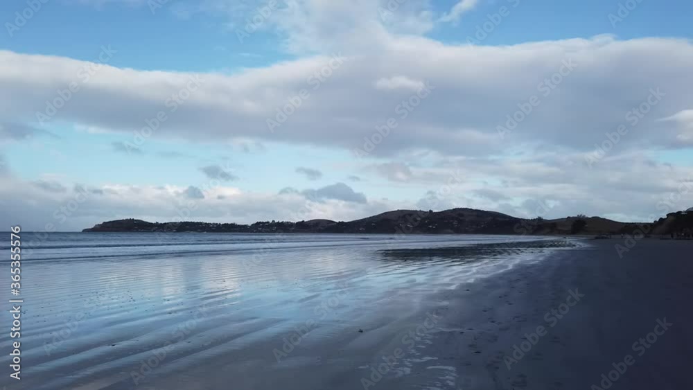 new zealand beach in cloudy day new zealand beach in cloudy day