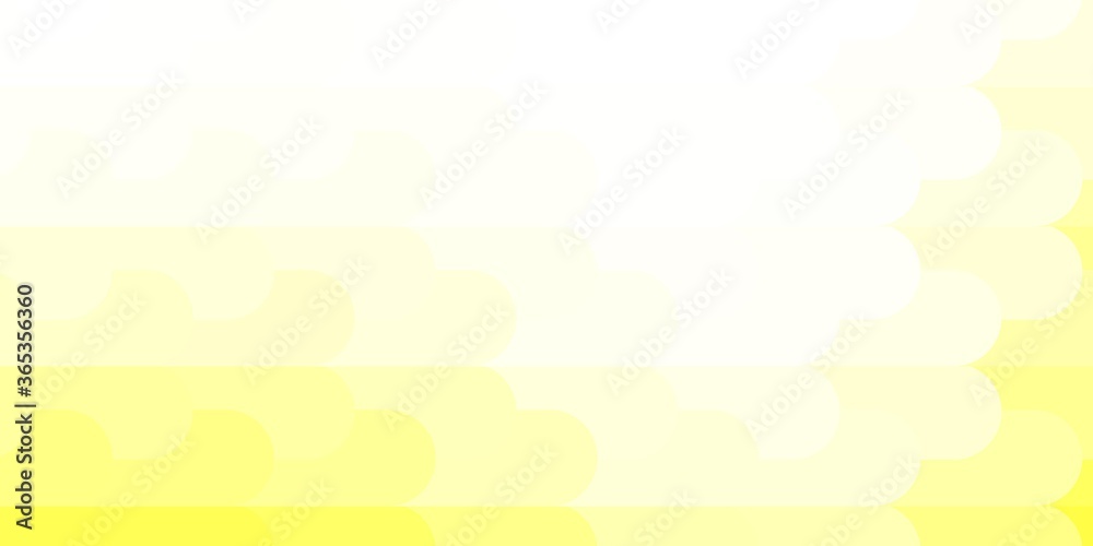 Light Yellow vector pattern with lines. Gradient illustration with straight lines in abstract style. Pattern for booklets, leaflets.