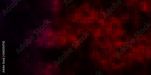 Dark Red vector pattern in square style.