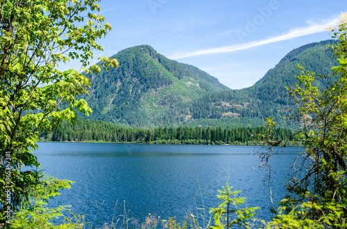 Lake Cowichan
Lake Cowichan, ringed by forest and watched by mountains photo