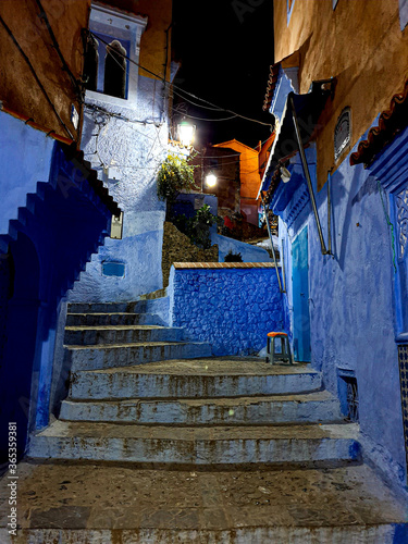 Street in the mountain, Chefchaouen, Morocco © El Mehdi