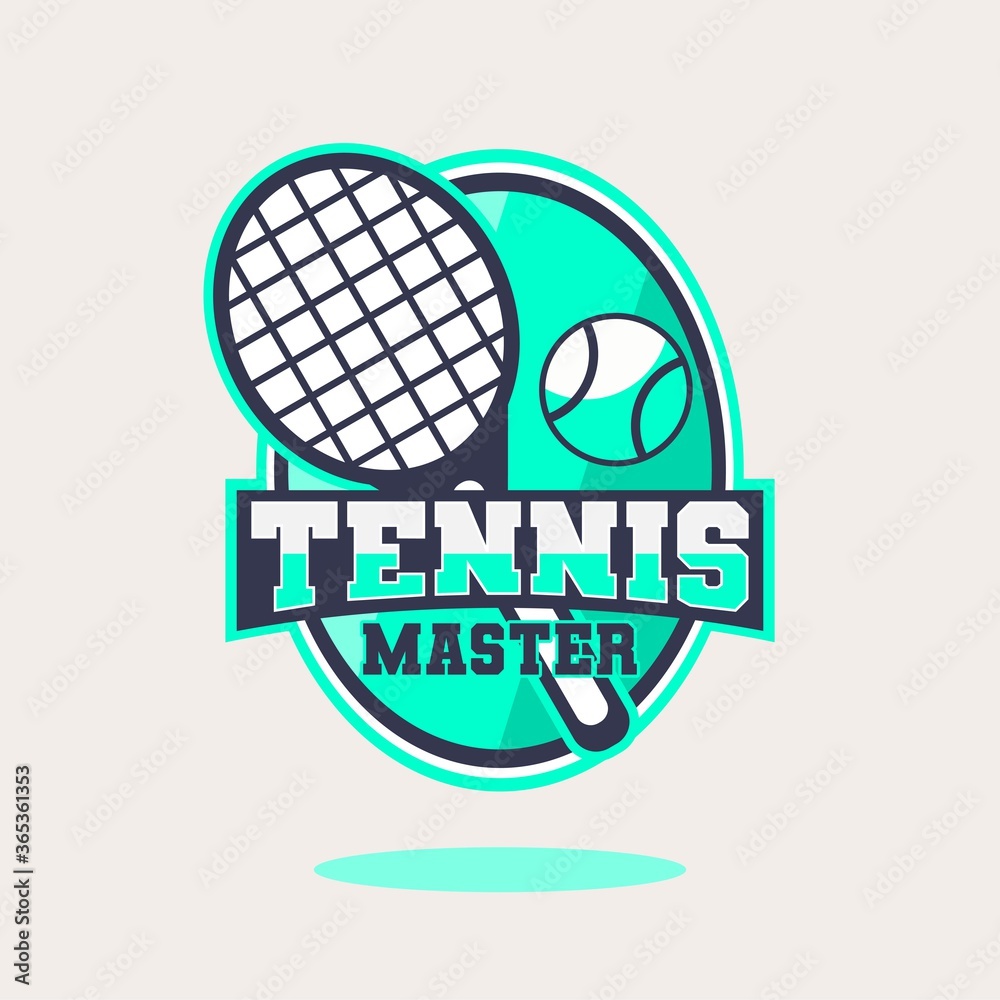 Tennis Logo Template Vector Design Tennis Logo Template Vector Design