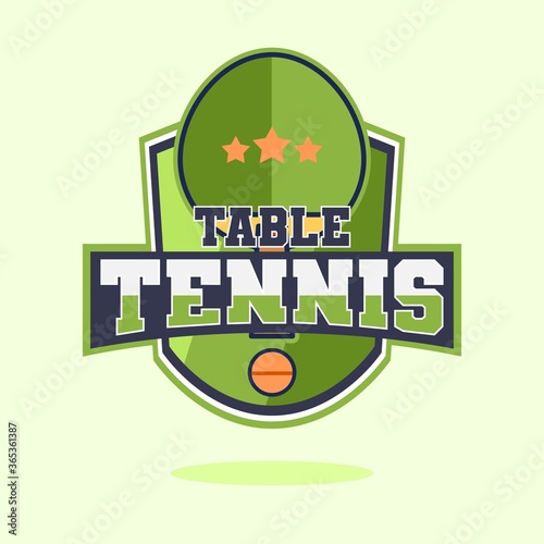 Table Tenis Logo Template Vector Design