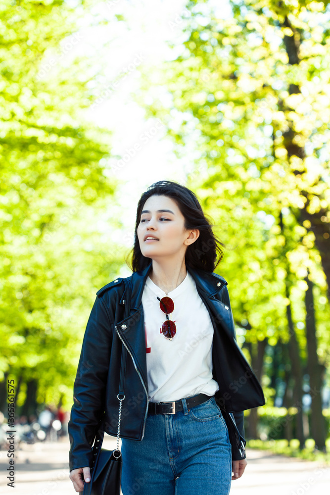 pretty young asian woman smiling cheerful in green park on summer sunny day, lifestyle people concept pretty young asian woman smiling cheerful in green park on summer sunny day, lifestyle people concept