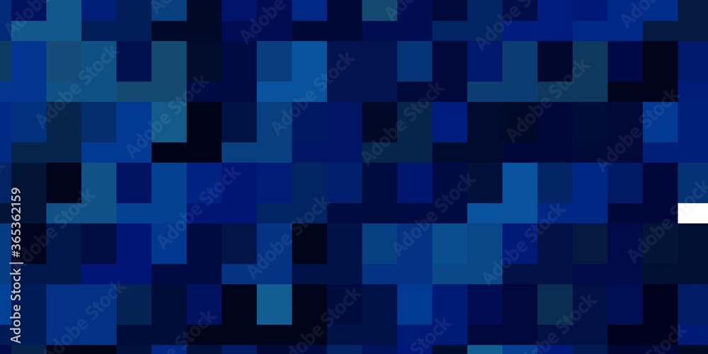 Light BLUE vector template in rectangles. Abstract gradient illustration with colorful rectangles. Pattern for business booklets, leaflets