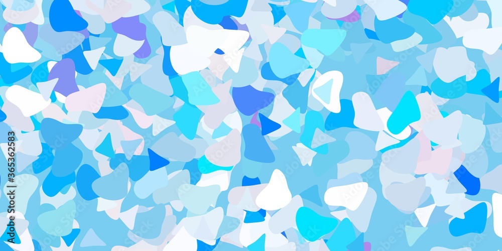 Light blue, yellow vector template with abstract forms. Light blue, yellow vector template with abstract forms.