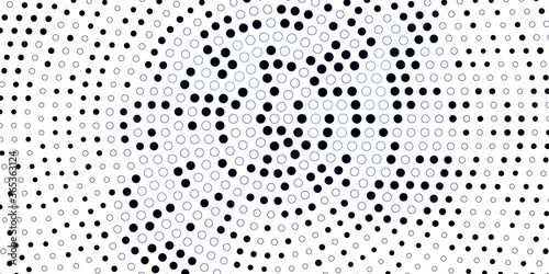 Dark Pink, Blue vector pattern with spheres. Illustration with set of shining colorful abstract spheres. Pattern for wallpapers, curtains.