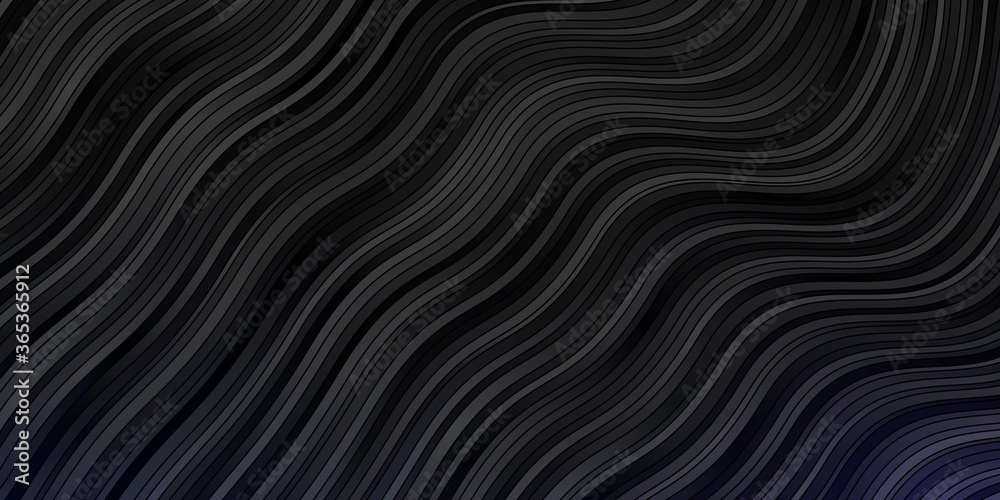 Dark BLUE vector texture with curves. Illustration in abstract style with gradient curved. Best design for your posters, banners. Dark BLUE vector texture with curves. Illustration in abstract style with gradient curved. Best design for your posters, banners.
