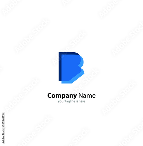 the simple modern logo of letter b with white background Free Download the simple modern logo of letter b with white background - GFXLoad