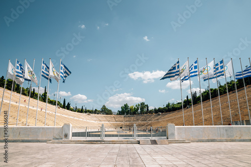 Panathenaic Stadium in Athens, Greece photo