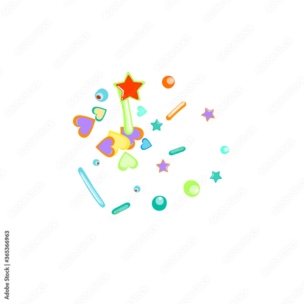 Sprinkles grainy. Cupcake donuts background. Sprinkles grainy. Cupcake donuts background.