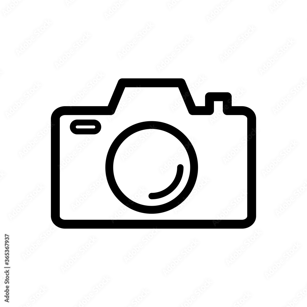 Camera icon vector logo design template Camera icon vector logo design template