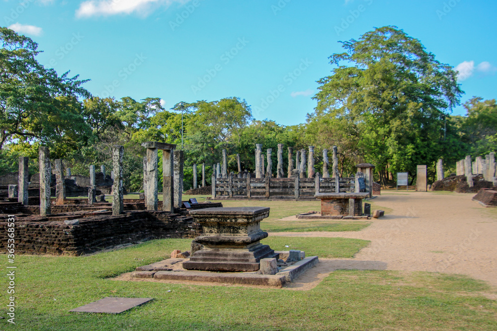 Ruins in Polonnaruwa, Sri Lanka