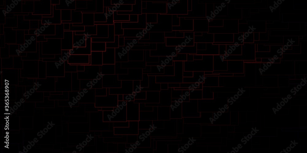 Dark Red vector pattern in square style. Colorful illustration with gradient rectangles and squares. Best design for your ad, poster, banner.