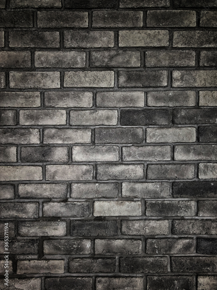 Black Brick wall background and texture Black Brick wall background and texture