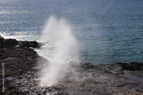 Hawaii Volcanic Blowhole