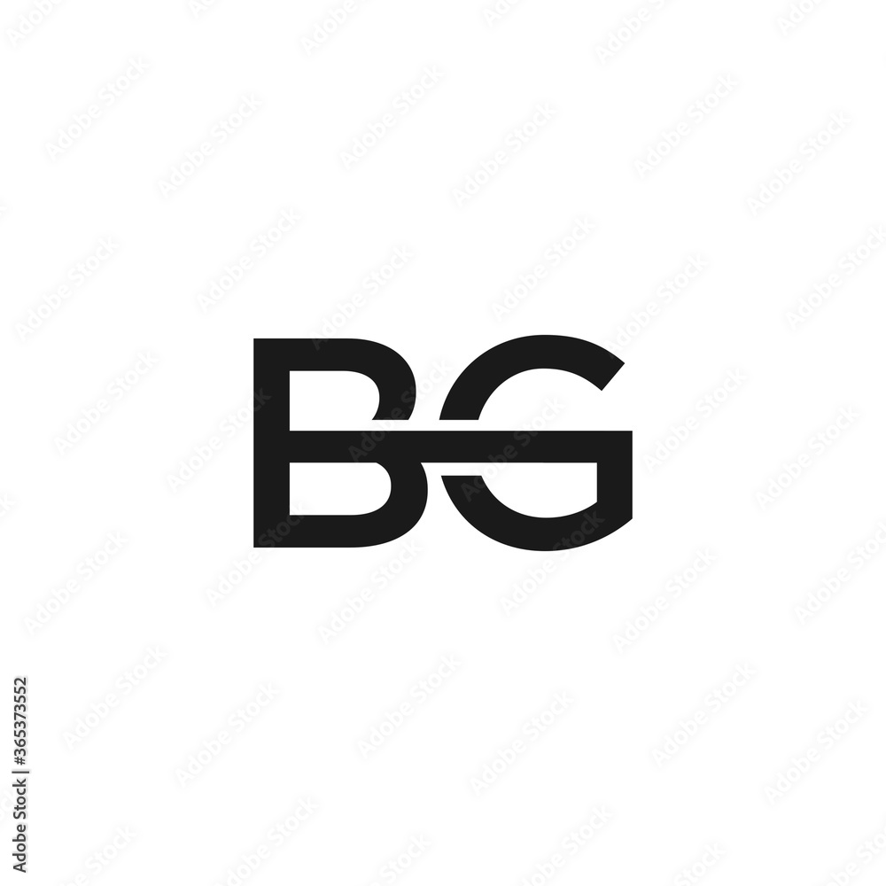 BG Logo Vector templates Simple Modern BG Logo Vector templates Simple Modern