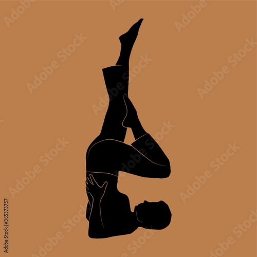 shoulder stand pose