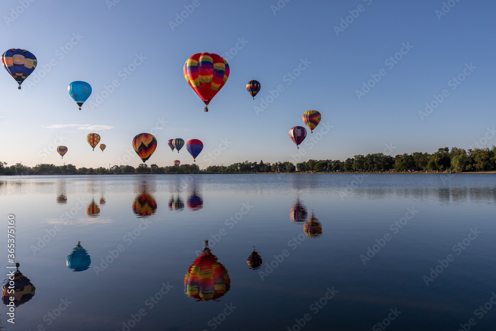Naklejka hot air balloons