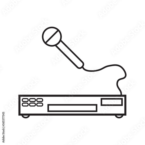 microphone and player