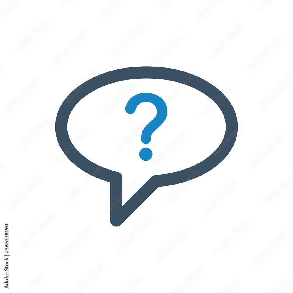 Question ask icon Question ask icon