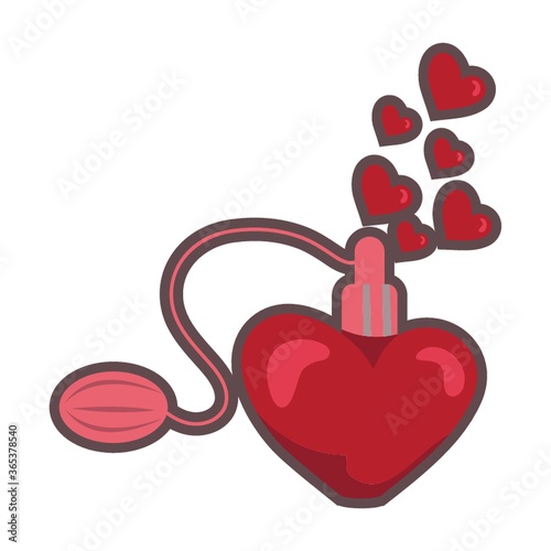 heart shaped perfume bottle