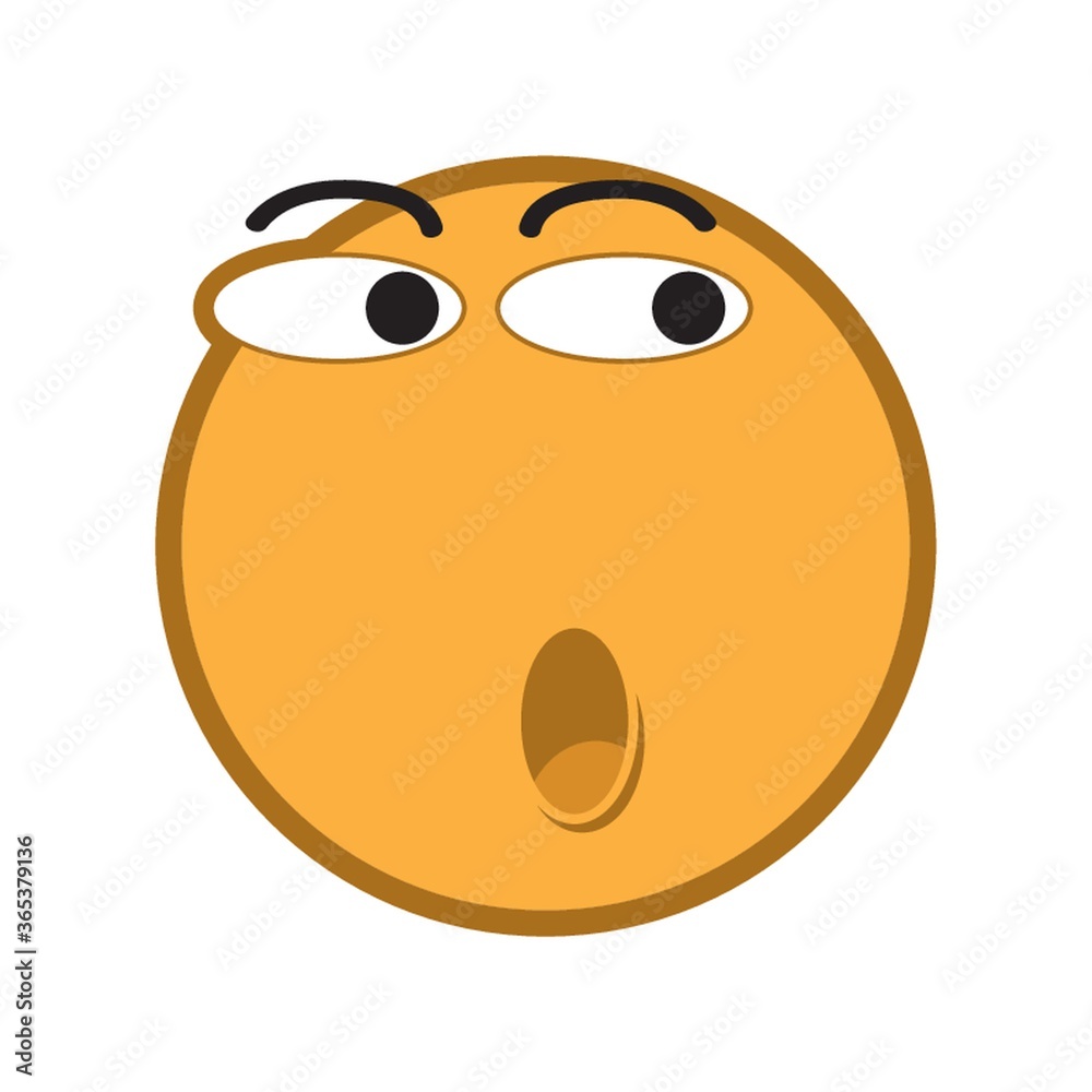 Fototapeta premium suspecting emoticon