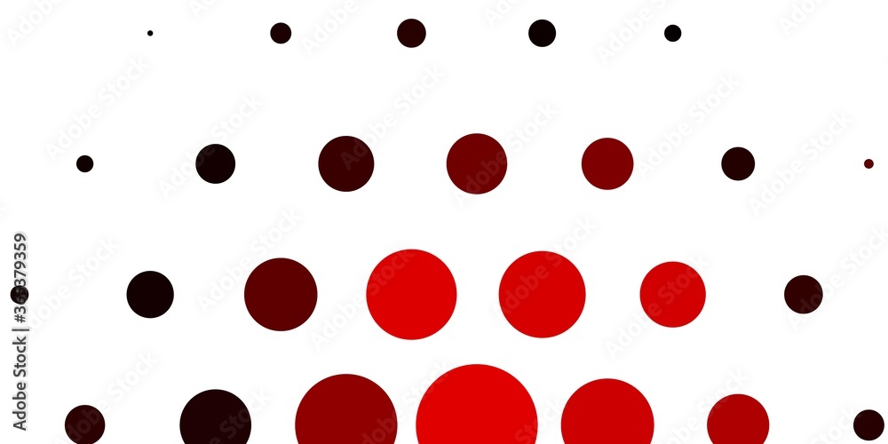 Light Red vector pattern with spheres. Abstract illustration with colorful spots in nature style. Pattern for wallpapers, curtains. Light Red vector pattern with spheres. Abstract illustration with colorful spots in nature style. Pattern for wallpapers, curtains.