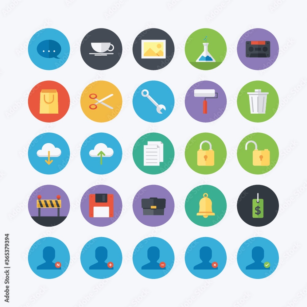 set of web icons set of web icons