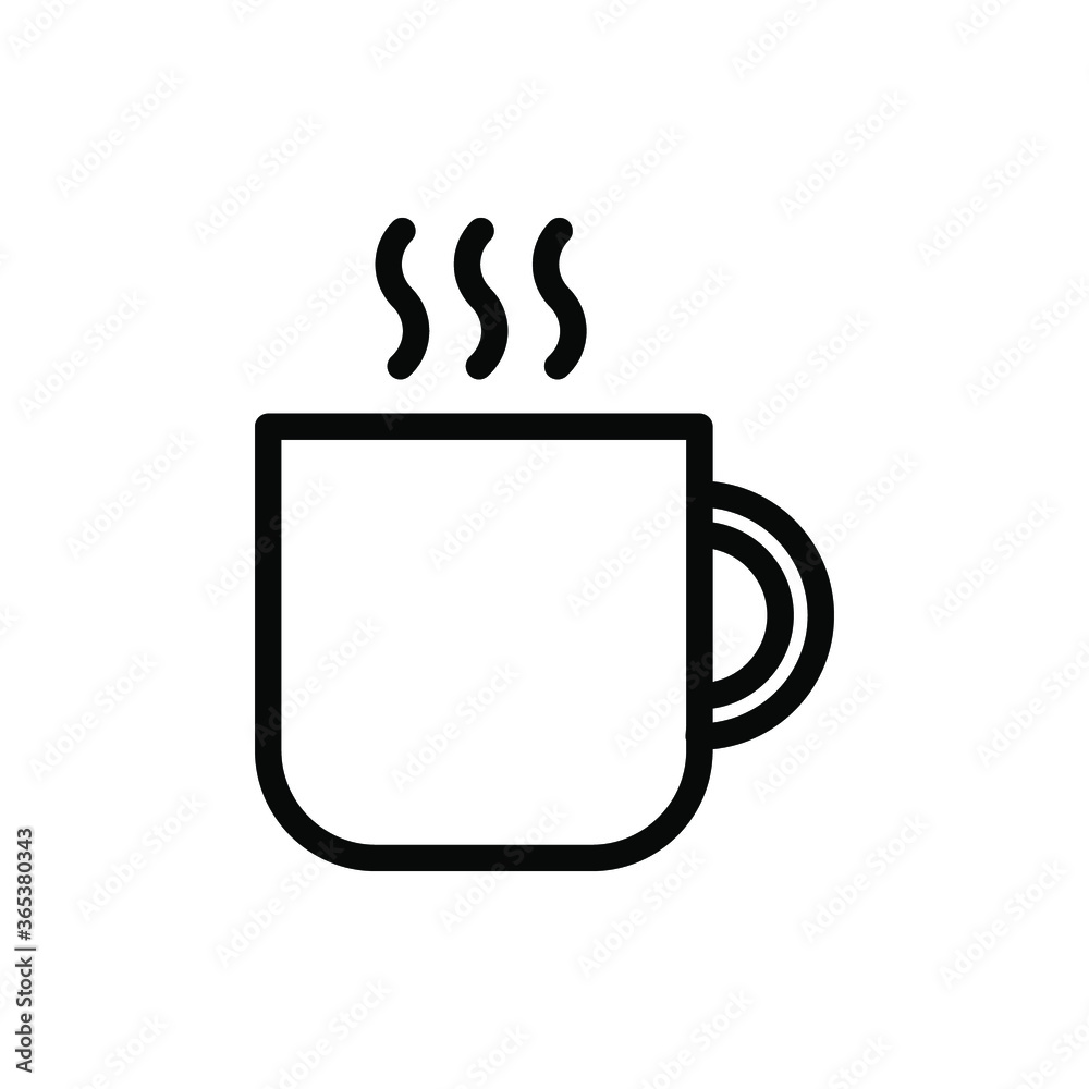 coffee cup icon vector illustration outline style. father's day icon set. coffee cup icon vector illustration outline style. father's day icon set.