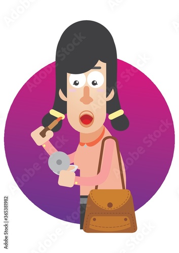 woman pouting lips to apply lipstick