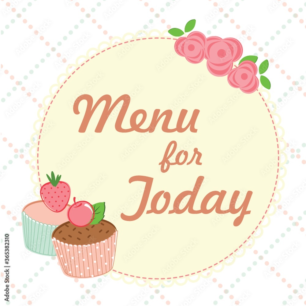 menu for today card menu for today card